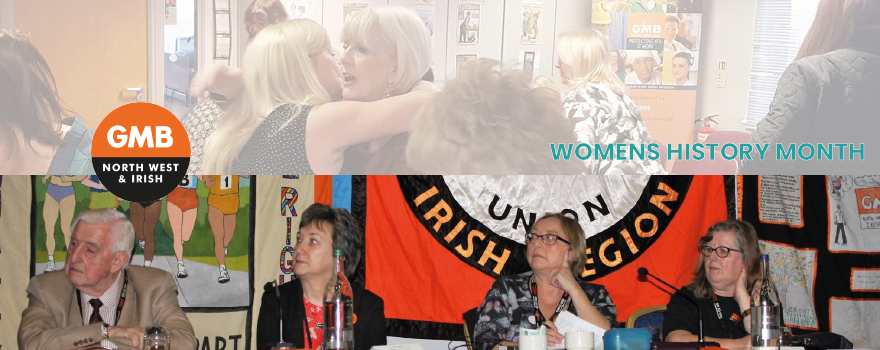 GMB union celebrate womens history month