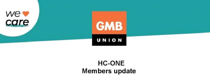 GMB union branch HC-ONE update